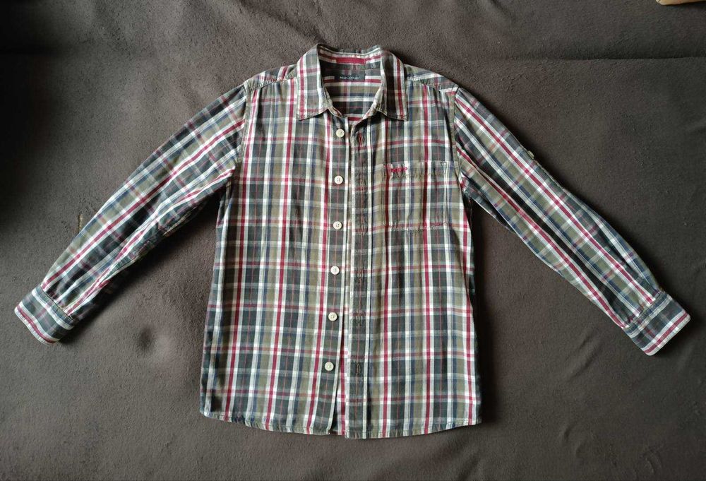 Рубашка в клетку сорочка в клітинку 8 9 10 років лет Marc O'polo