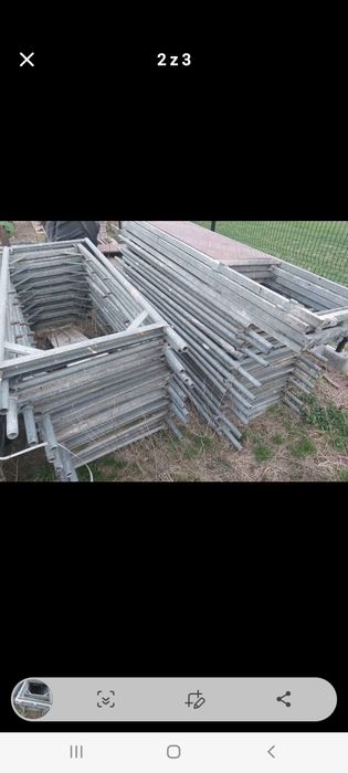 Rusztowanie Elewacyjne Fasadowe Typu Baumann Plettac Transport Rux