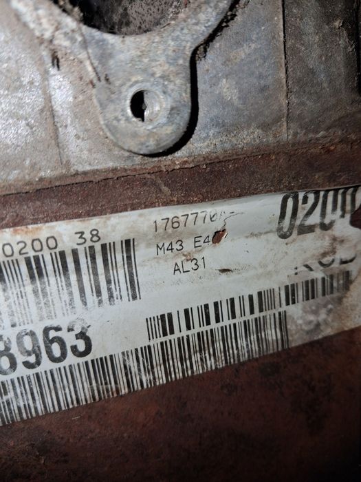 Двигун е46 м43 1.9