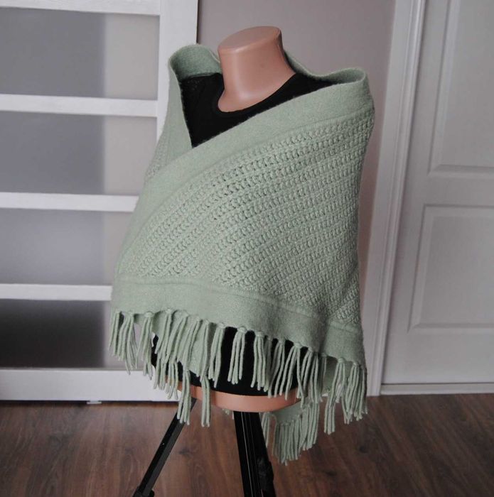 Кашеміровий шарф накидка хустка пончо Hemisphere / кашемировый платок