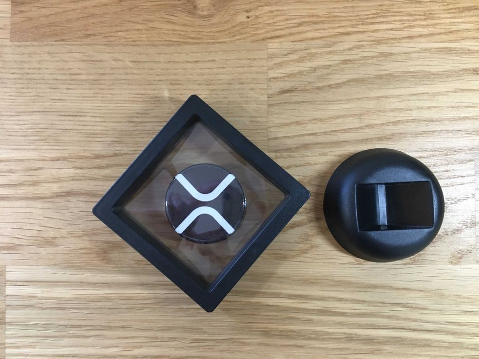 Display Cripto XRP 3D -7x7 - Peça decorativa para Setup Cripto