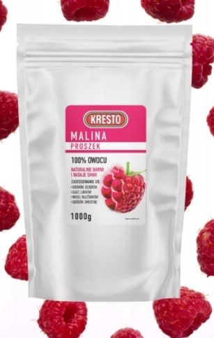 Proszek maliny/truskawski 1000g