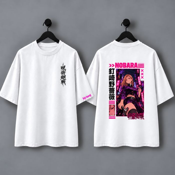 T-shirt oversize Kitsune | Coleção Jujutsu Kaisen