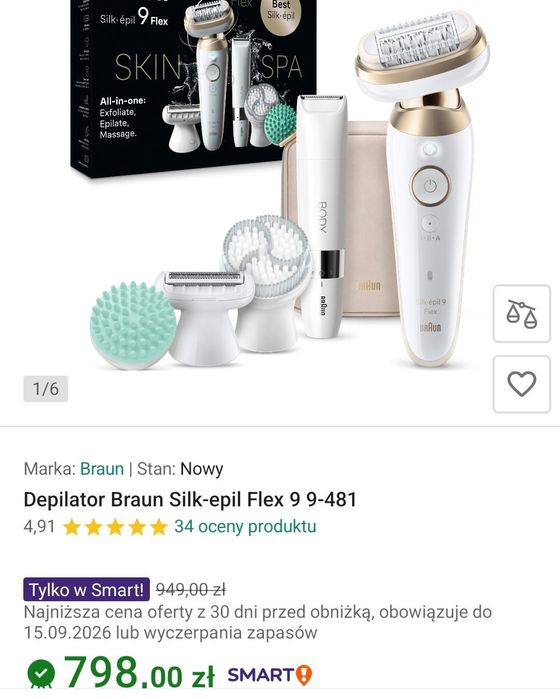 Depilator Braun Silk epil 9 flex