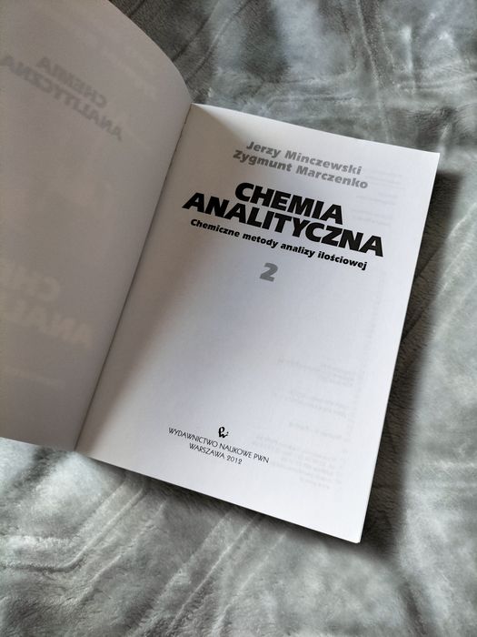 Chemia analityczna 2 chemiczne metody analizy ilościowej PWN