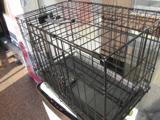 Klatka dla psa metalowa z dnem transporter długość ok. 58 cm