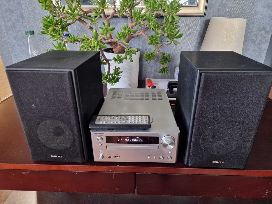 Miniwieża amplituner Onkyo CS-545, komplet z pilotem