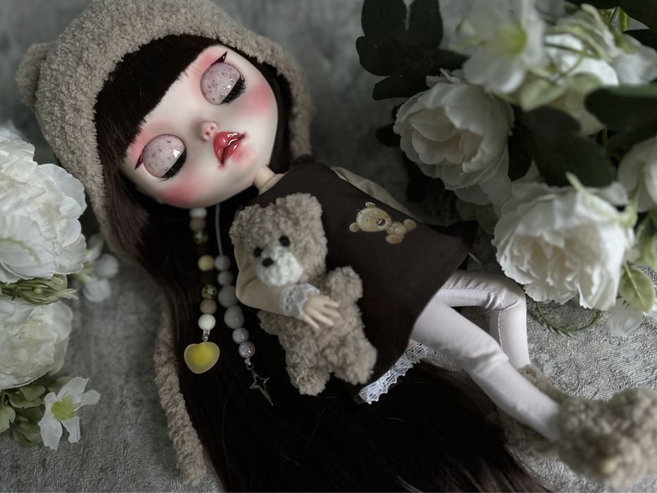 Нова кастомна колекційна лялька кукла Блайз Blythe