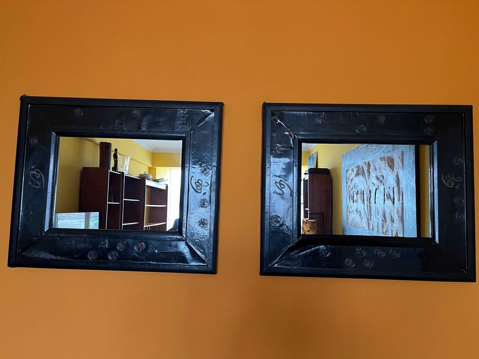 Decoração Elegante para Casa – Quadro, Espelhos e Candeeiros de Teto