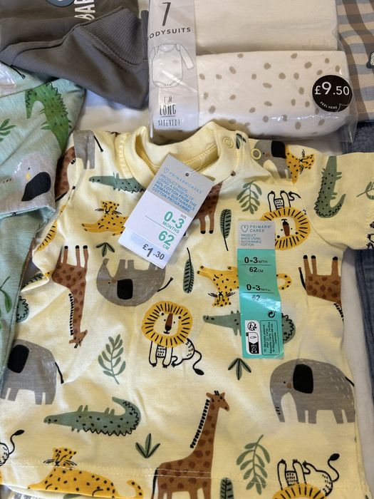 Одяг для немовлят Next, Primark, FredFlo, George