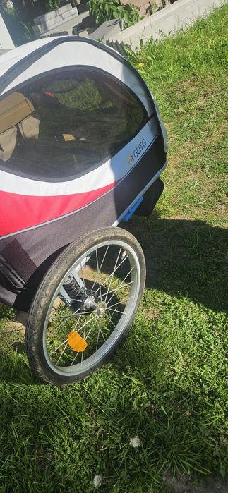 Przyczepka dostawka do roweru  guto dla dzieci