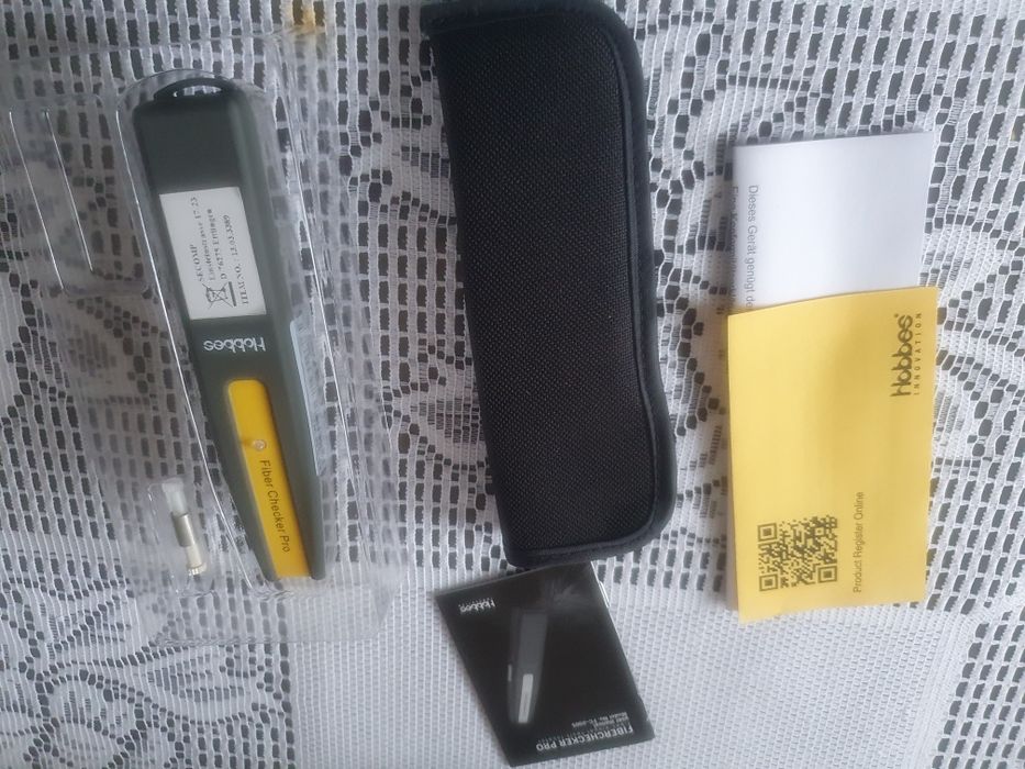 Triton Przenośna laserowa sprawdzarka włókien HOBBES Pro z adapterem 1