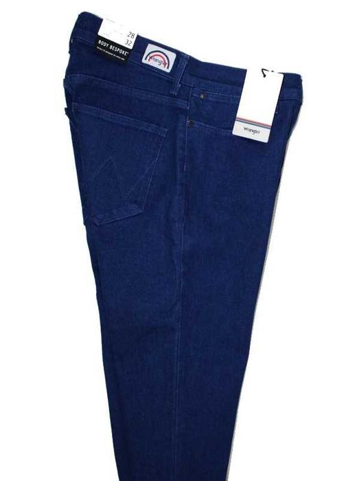 Damskie jeansy Wrangler High ciemne rurki nowe rozm. W28/L32
