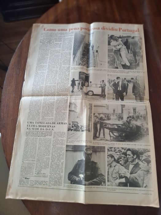Jornal  27 abril  1974   PIDEs 25 abril