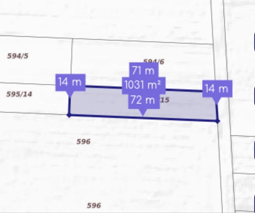 Dzialka budowlana Przywory Duże 2643 m² - Widok 6