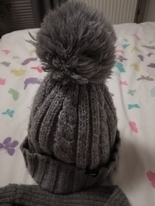 Czapka New balance i komin Zara, dla chłopca