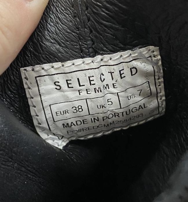 Selected Португалія шкіряні черевики туфлі ботинки  туфли