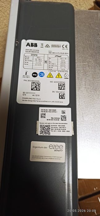 Falownik jednofazowy  3.3KW producent ABB