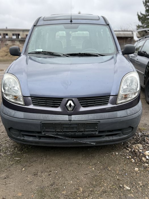 Renault kangoo бампер решітка рено канго оригінал