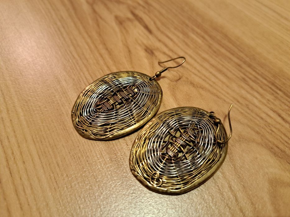 Kolczyki z drucików