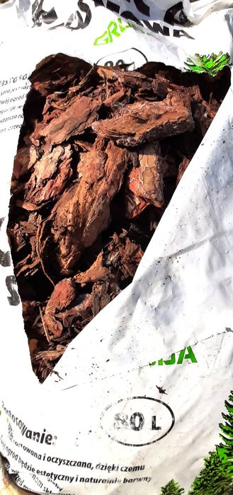 KORA SOSNOWA GRUBA SORT. (60-120mm)80l–Wysoka Jakość! Kraków-Nowa Huta