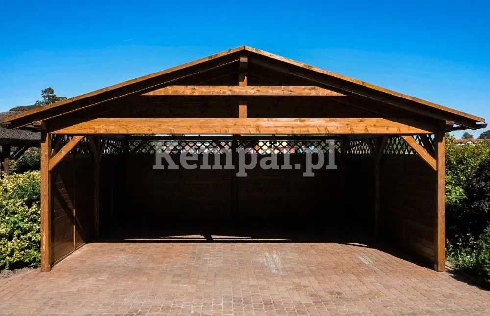 Wiata garażowa Wiata drewniana Garaż drewniany AKACJA