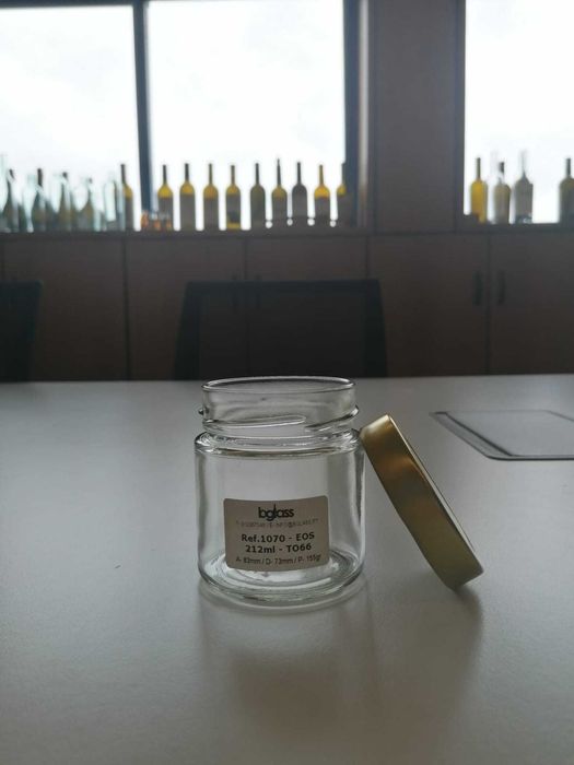 Frascos de Vidro NOVOS 212ml EOS Conservas Compotas Geleias Mel