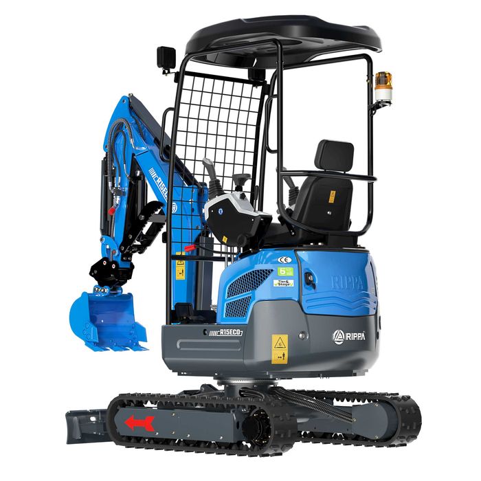 Mini Escavadora Rippa R15 ECO - Nova