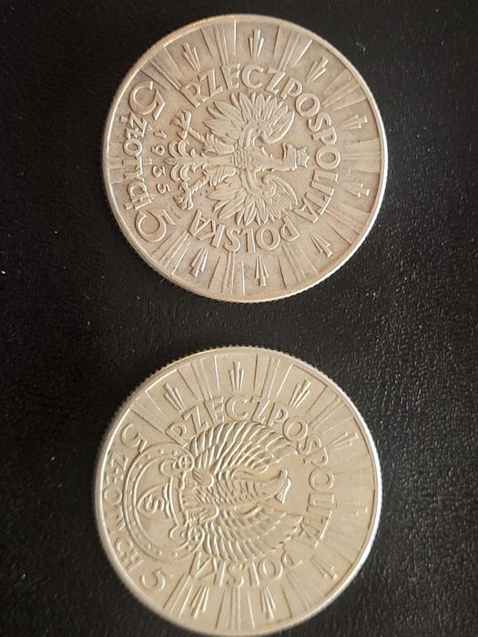 Monety piułsudski zwstaw