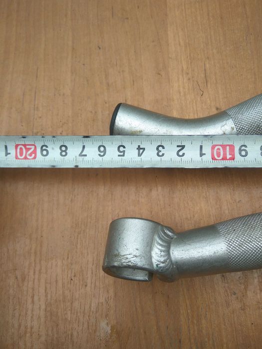 Rogi na kierownicę Alu Dł.14cm  Szare Polecam