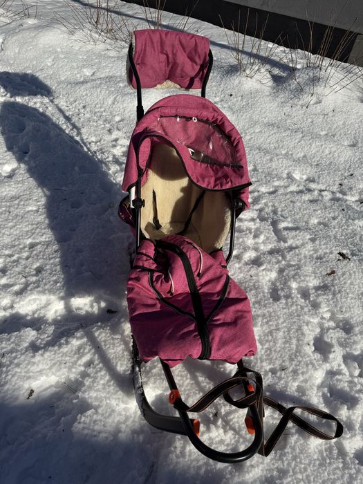 Санки дитячі з теплим конвертом