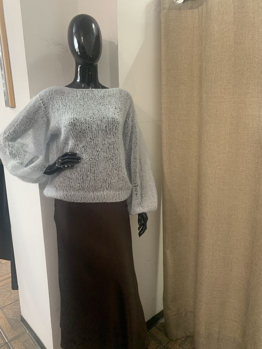 Ручна в’язана кофта з мохеру