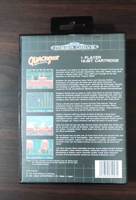 Quackshot Mega Drive