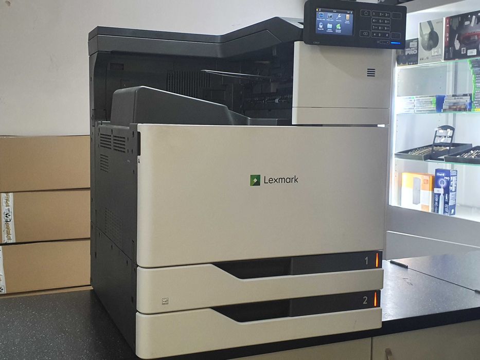 KOLOROWA Laserowa Drukarka Lexmark CS92DE A3 A4 Dwustrony LAN 166tys.
