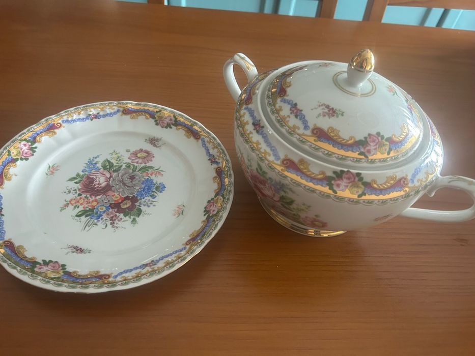 Terrina em porcelana limoges