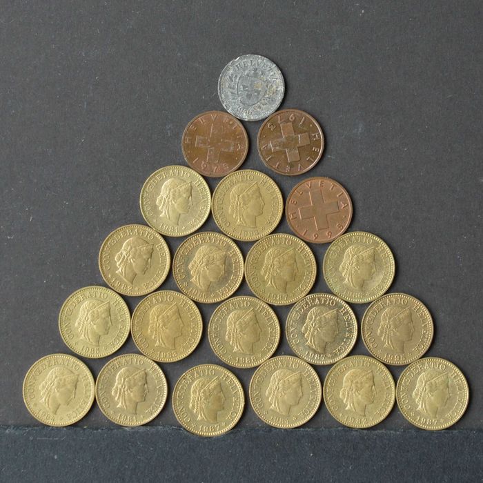 Lote com 21 moedas - olx X10195