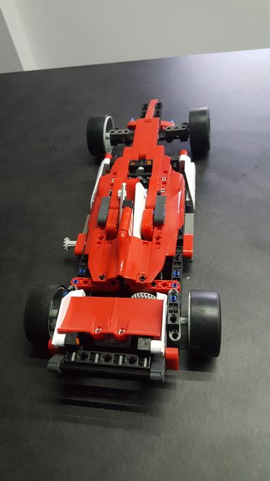 Klocki samochód wyścigowy