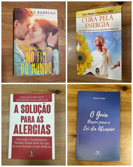 Pack 4 livros em bom estado
