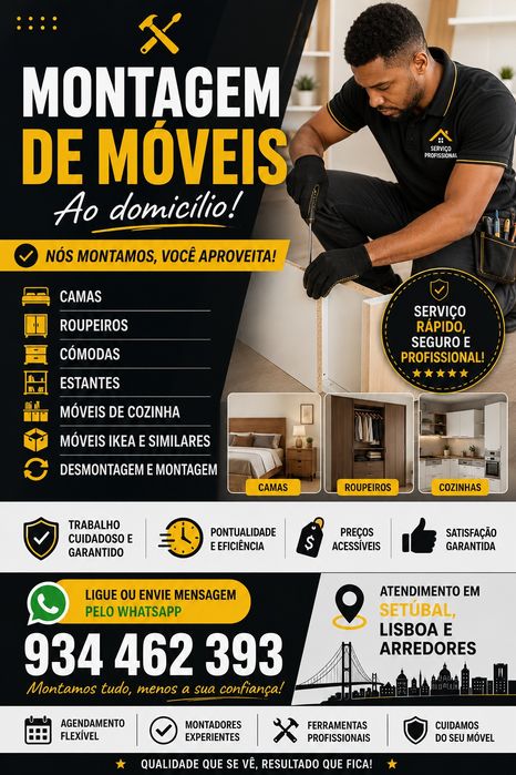 Montagem de móveis – Serviço profissional