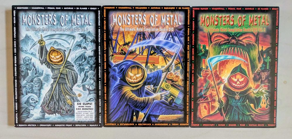 Monsters of Metal -The Ultimate Metal Compilation  6xDVD -150 klipów