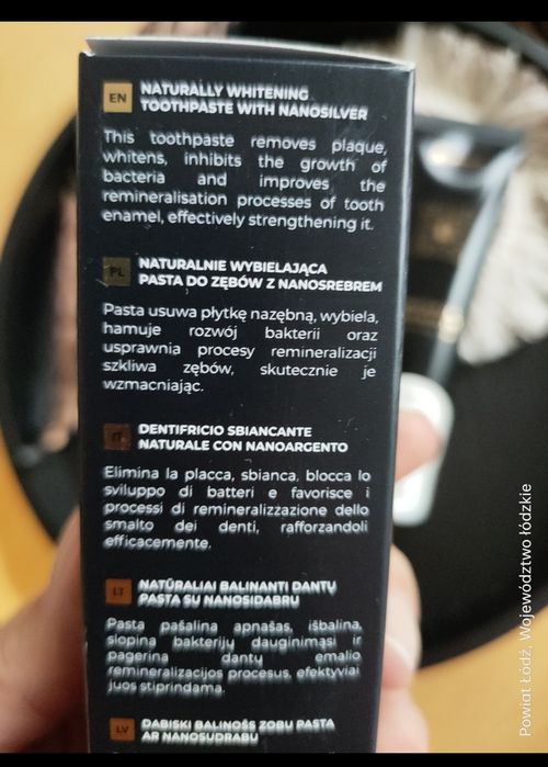 Pasta do zębów wybielająca Raypath