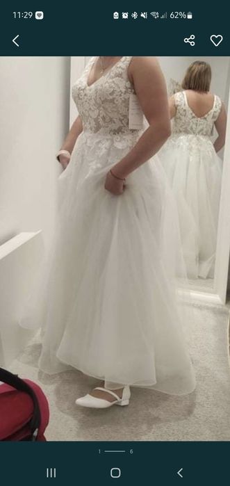Suknia ślubna tiul lekka polecam