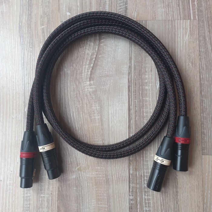 Interkonekt analogowy, kabel  Hi-Fi, XLR KaCsa Audio 1m  /para