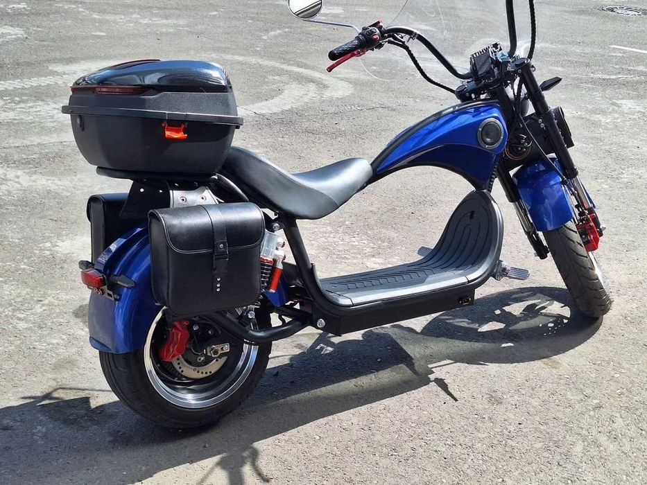 NEW Електробайк Citycoco Chopper 2000Вт ! Наложка 12 колеса
