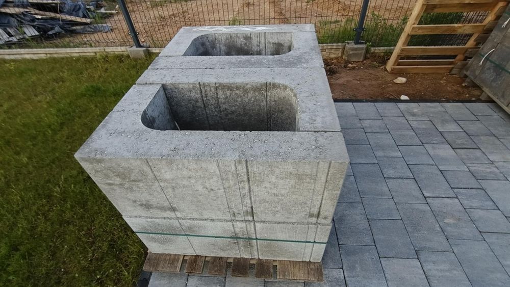 Betonowe donice L umocnienia  skarp Mocne
