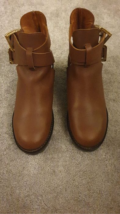 Botins pele, novo, tamanho 38, marca Filipe Sousa