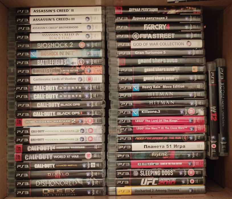Диски Ігри для PlayStation 3 PS3 God of war, Assassins creed, GTA 4,  Heavy Rain, Diablo, Call of duty, RDR GOTY