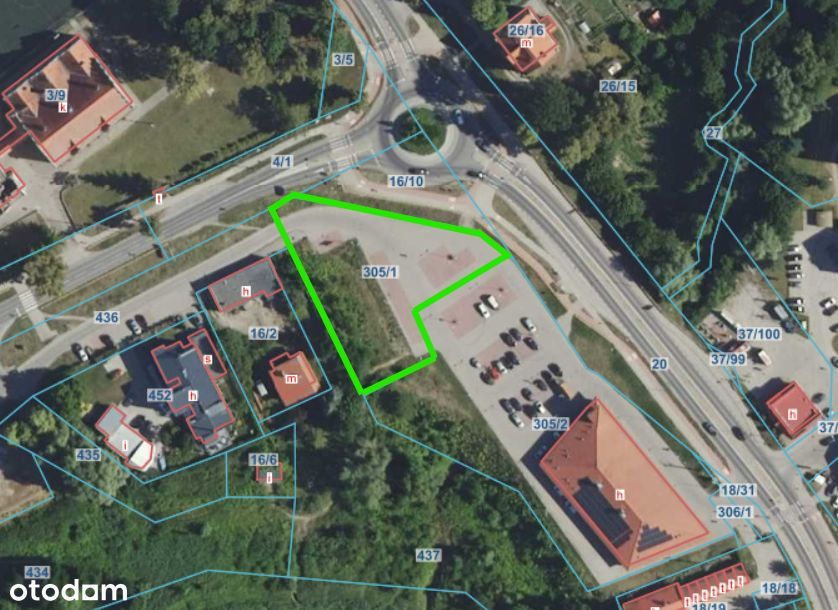 Działka pod pawilon handlowy z PNB przy sklepie Netto
