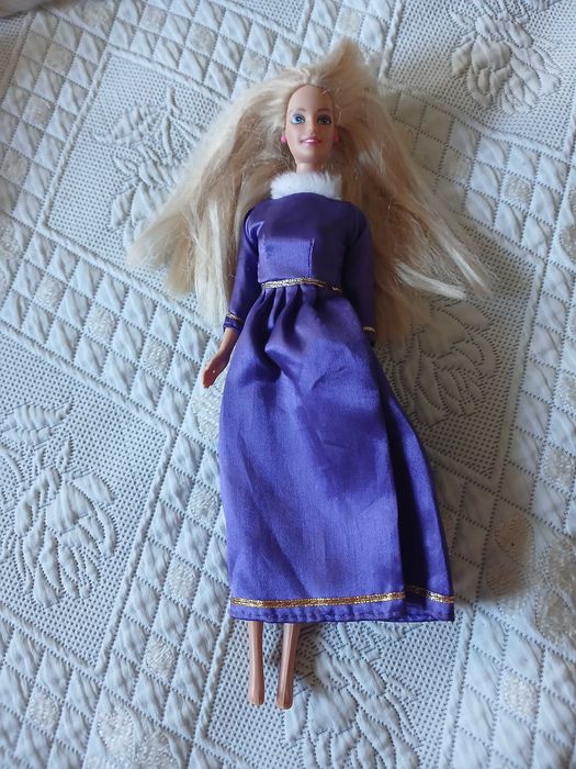 Vestido Roxo para Boneca