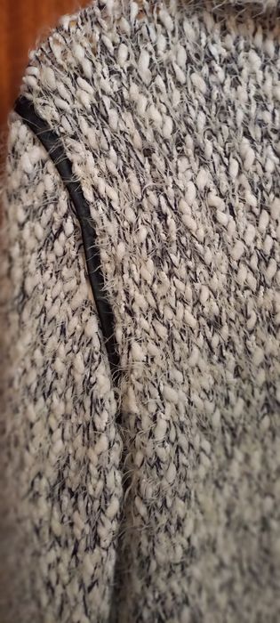 Casaco de malha grossa mesclado